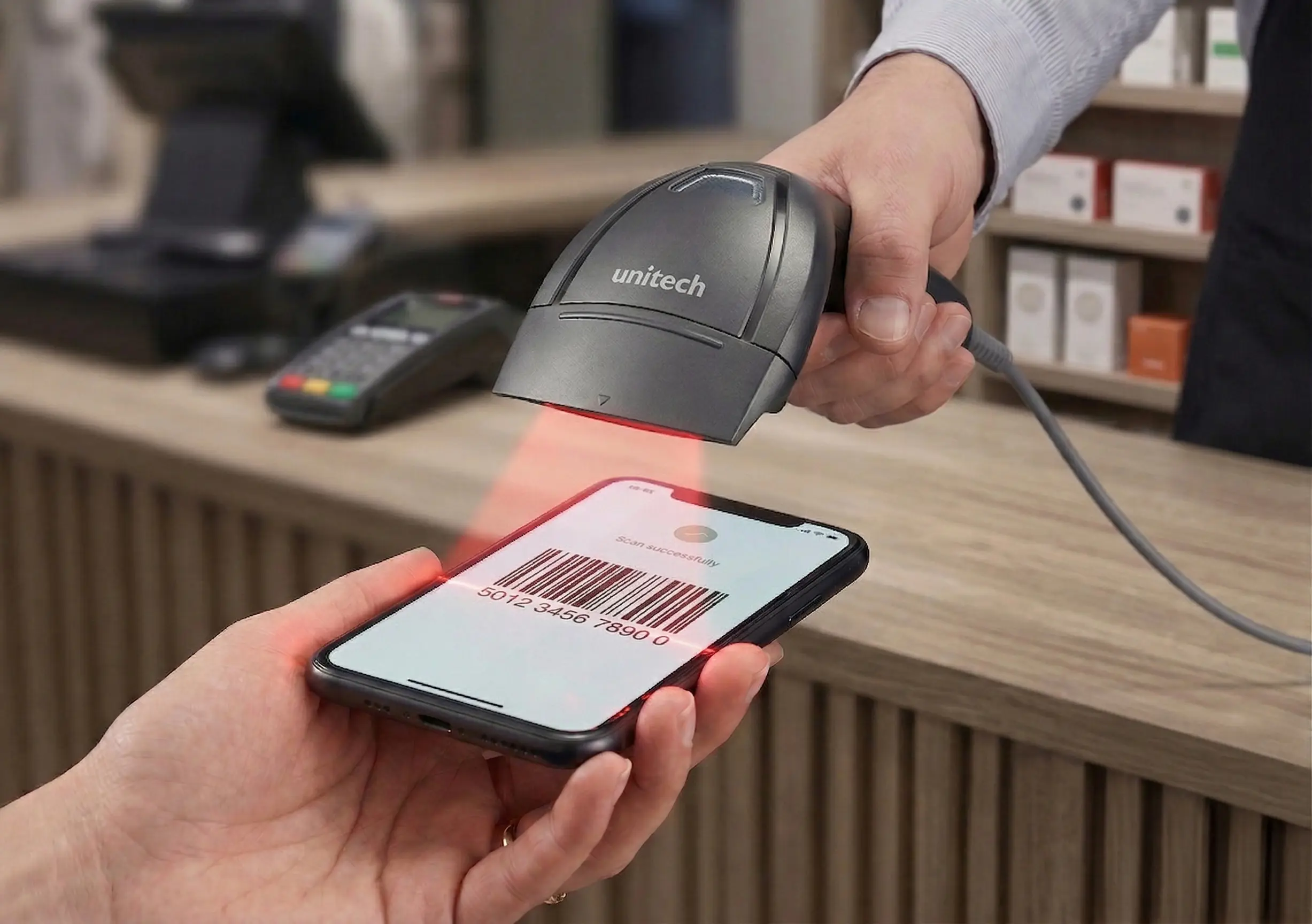 MS250 High Performance Contact Scanner (1D) │ Unitech